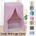 thumbnail image 2 of Multi-sizes Large Bird Cage Cover Sunscreen Warm Dust Cover Winter Pet Bird Parrot Cage Shading Pet Products Bird Supplies (09,as shown), 2 of 7