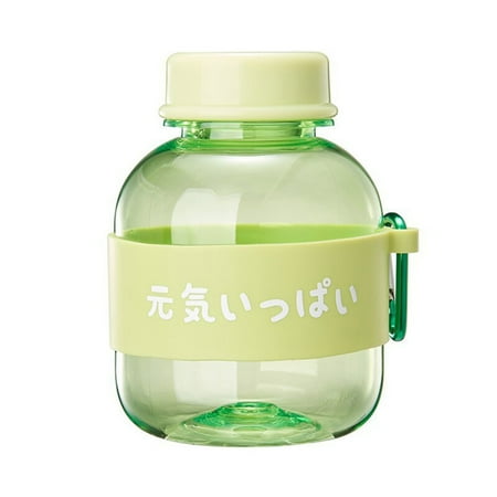 

Clinaoy 330ml Water Cup Portable Buckle Design Japanese Style Girls Water Drinking Mini Handy Cup for Daily Use