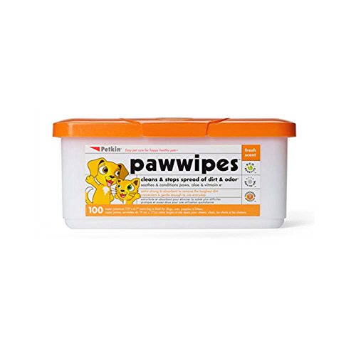 Petkin Pet Paw Wipes 100 count