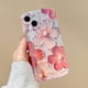 thumbnail image 1 of Funda de teléfono de TPU a prueba de golpes para iPhone, carcasa de TPU suave a prueba de golpes de moda con luz azul láser, flores para iPhone 14 13 12 11 Pro Max 14promax 13promax Fivean unisex, 1 of 2