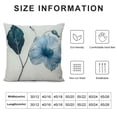 thumbnail image 5 of BANET Pillow Covers, Spring Watercolor Red Blue Flower Decorative Throw Pillows,Plant Floral Leaf Summer Seasonal Outdoor Decor Pillowcase Cushion Cover for Couch Sofa White, 5 of 5