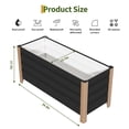 thumbnail image 3 of Premium Aluminum Raised Garden Bed, 18" Deep Planter Box with Drainage Holes, Outdoor Planter Rust-Resistant Lightweight, Rounded Edges, 3 of 6
