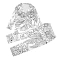 thumbnail image 1 of TIWEKE Pyjamas Roses, Pyjamas Imitation Soie pour Enfants Ensemble Dessiné à la Main Vêtements de Maison pour 13-14 Ans, 1 of 7