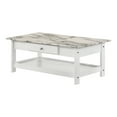 thumbnail image 4 of Blake Wood 3-Piece Coffee Table Set, White, 4 of 14