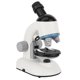 thumbnail image 3 of Microscopio para niños 40X-1200X con cabezal giratorio de 360 grados, juguete educativo para niños principiantes, color blanco, 3 of 12