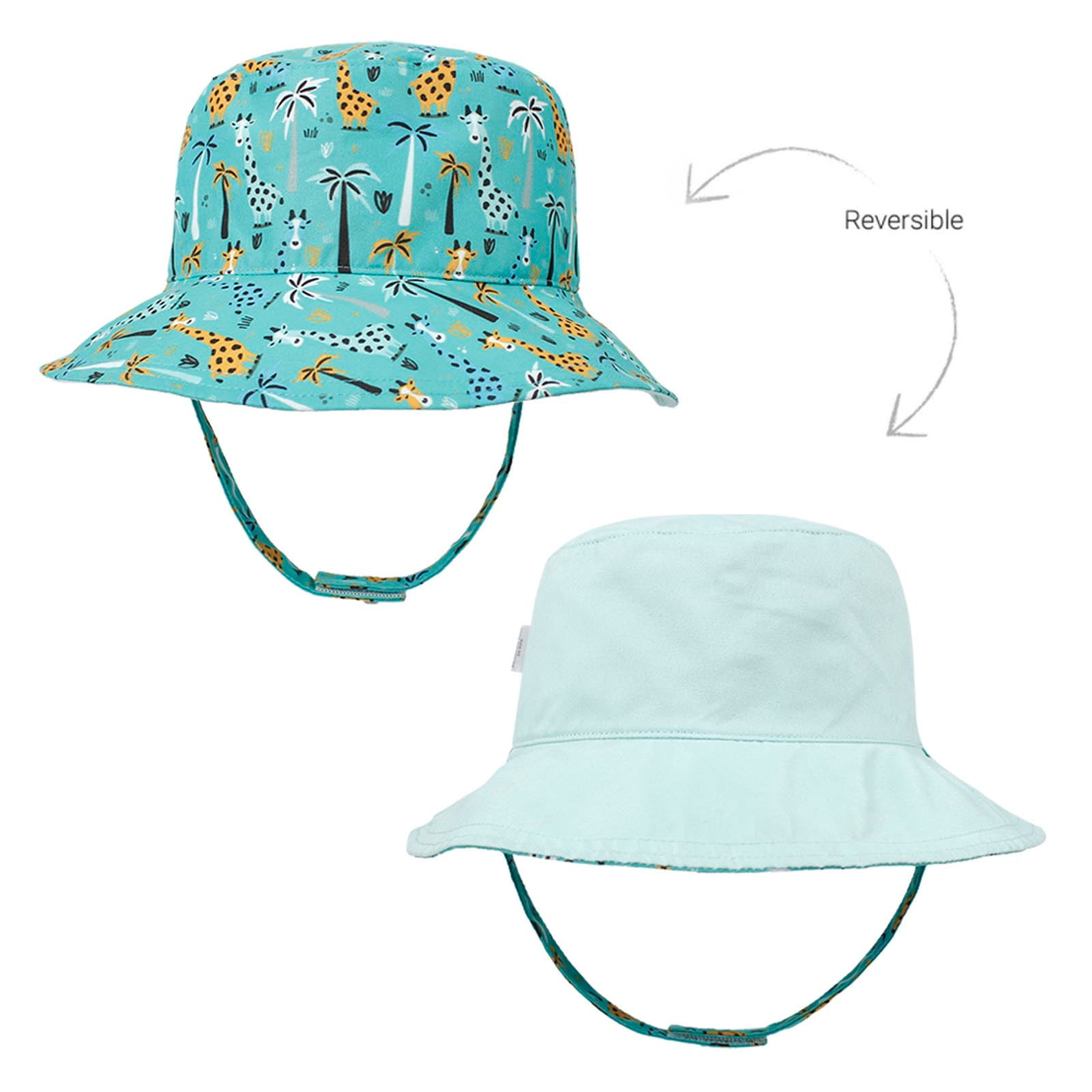 Summer Bucket Adjustable Toddler Kids UPF50 Unisex Baby Sun Hat with Removable Neck Flap