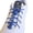 BLUE, variant on Lazy No Tie Elastic Tieless Lock Laces Shoe Laces Strings for Sneakers Kids Adults Boots Canvas