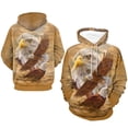 thumbnail image 4 of LAOLIUSN Funny American Flag Eagle Hoodie USA Bald Eagle Graphic Sweatshirt S-4XL, 4 of 7