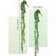 thumbnail image 4 of 16 paquetes de plantas colgantes artificiales suculentas artificiales cadena de perlas falsas hiedra vid vegetación tallos de boj arbustos de boj falsos vegetación Shr, 4 of 5