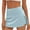 Light Blue, variant on Kaemgyyd Women's Golf Skirts Skort Fashion High Waisted Stretchy Mini Tennis Skirt with Short Athletic Casual Side Slit Skirts