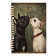 thumbnail image 2 of WOBOGO Black and White Dog Notebook College Horizontal Grid Paper Ink Spill Resistant Water Resistant Cover 8.3x5.7x0.4in, 2 of 8