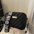 thumbnail image 1 of Bolsa De Hombro Bolso De Hombro Compuesto De Pu Color Sólido Mujeres Diamante Viaje De Compras (Negro) Likrtyny Para Estrenar, 1 of 6