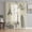 Bronze, Brown, Gold, variant on Vintage City Sheer Curtains 45 Inch Length 2 Panels Set, Modern Black Architecture Classic Buildings Voile Window Treatment Rod Pocket Small Kitchen Curtains Drapes for Bedroom 52"x45"x2