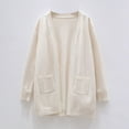 thumbnail image 5 of TAIAOJING Child Toddler Girls Long Sleeve Cardigan Coat Jacket Casual Knitted Sweater With Pockets Boho 5-6Y, 5 of 6