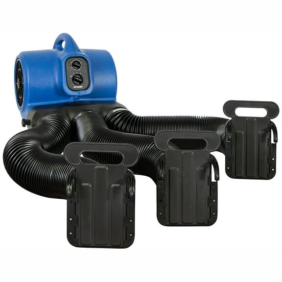 XPOWER 3 Speed Pet Grooming Dog Cage Dryer with Multi Drying Hose Kit, Timer & Filters