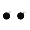 thumbnail image 3 of Llavero Flexible Yuarrent Fuzzy Ball Negro 8cm 2piezas, 3 of 4