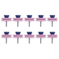 thumbnail image 2 of Mower Blade Grinder Stone Wheel, Corundum Mower Blade Sharpener Double Layer Universal 10pcs  for Power Drill, 2 of 8