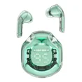thumbnail image 1 of Auriculares in-ear inalámbricos Acefast T8 Cristal IPX4 T8 verde con luz LED, 1 of 8