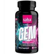 Saba GEM Metabolism & Gut Health Support for Women & Men – Eriomin, Morosil, Akkermansia, Prebiotics & Probiotics with 30 Billion CFU – Appetite, Energy & Microbiome Support – 60 Capsules