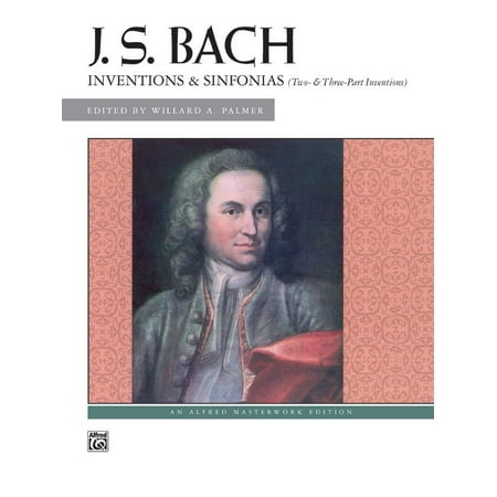 Alfred Masterwork Editions: Bach -- Inventions & Sinfonias: Two- & Three-Part Inventions, Comb Bound Book