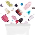 thumbnail image 3 of Transparent Vacuum Bag Folding Compressed Space Saving Clothes Storage Big Size Travel Seal Packet Organizers For Towel Cloth, 3 of 11