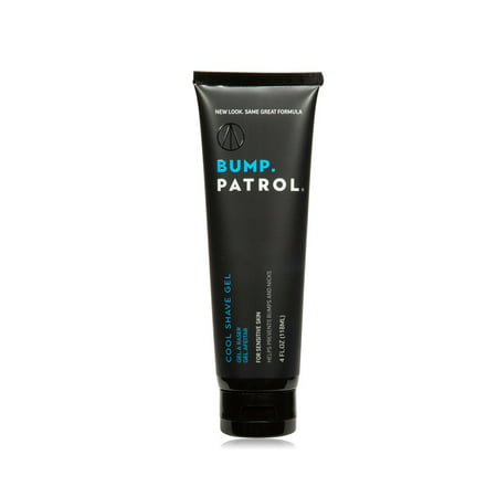 Bump Patrol Cool Shave Gel with Menthol for Sensitive Skin 4 oz