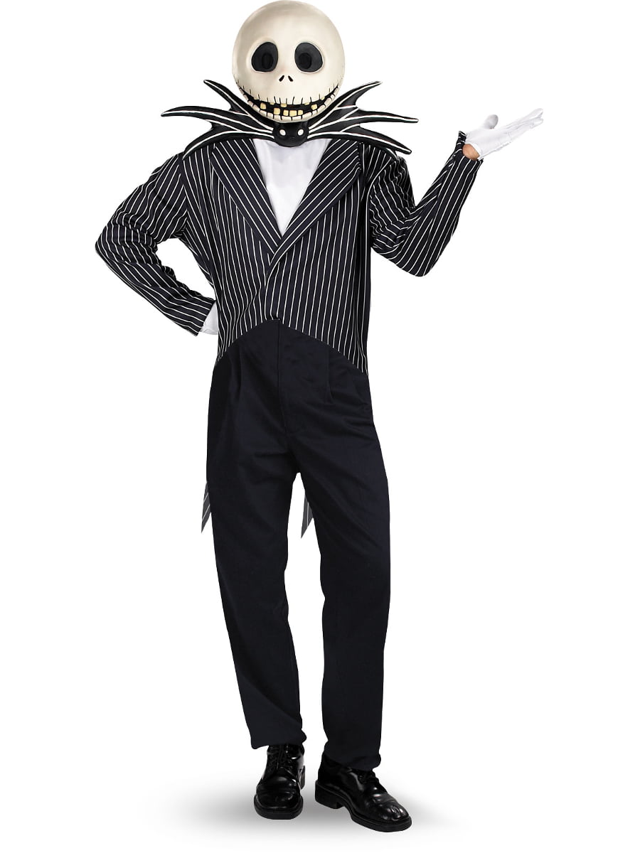 The Nightmare Before Christmas Cosplay Jack Skellington Stripe Costume suit tie 