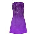 thumbnail image 4 of Vestidos de Verano con Cuello en V para Mujeres 2025 Casual con Bolsillos Boho Beach Camisetas Vestido Tanque Suelto, 4 of 7