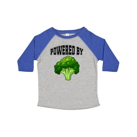

Inktastic Powered by Broccoli Gift Toddler Boy or Toddler Girl T-Shirt