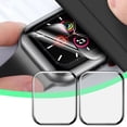 thumbnail image 2 of Funda protectora para reloj Apple Watch 1-9 SE adecuada para película compuesta superficie reloj Apple s9 [(40mm) 2 piezas], 2 of 9