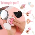 thumbnail image 3 of Powder Puff Pimoys Soft Velour Triangle Powder Puffs x6, 3 of 6