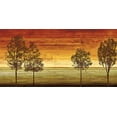 thumbnail image 2 of Donovan, Chris 32x18 White Modern Wood Framed Museum Art Print Titled - Sunset Vista II, 2 of 4