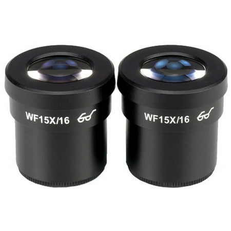 AmScope Pair of Extreme Widefield 15X Eyepieces (30mm) New