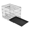 thumbnail image 1 of PAMINGONO Dog Cages For Medium Dogs: Travel Compatible Stainless Steel Dog Crate For Safe Space 1Pack, 1 of 4