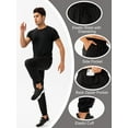 thumbnail image 4 of Men Jogger Pants Sweatpants with Pockets Tapered Running Workout Athletic Joggers, 4 of 8