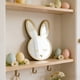 thumbnail image 5 of Decoraciones de Pascua, adornos de Pascua, regalos de Pascua. Espejo de pared decorativo con forma de conejito de Pascua. Espejo colgante con forma de cabeza de conejito para decoración de fiestas en, 5 of 6