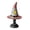 G, variant on Vintage Glass Witch Hat Night Light, Handcrafted Resin USB Halloween Lamp with Warm Amber Glow for Desktop Bedroom Gothic Decor