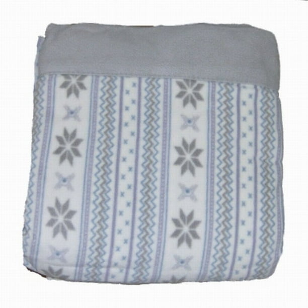 JCP Home Fleece Sheet Set Fair Isle Stripes Twin Bed Size Sheets