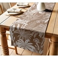 thumbnail image 1 of Cotton Twill Table Runner by Vargottam Handcrafted Leaves Design 14 Wide Washable Table Runner for Kitchen, Living Room & Events 72" inch Long, 1 of 6