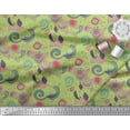 thumbnail image 2 of Soimoi polyester Crepe Fabric Paisley & Floral Artistic Printed Fabric 1 Yard 52 Inch Wide, 2 of 2