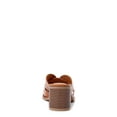 thumbnail image 2 of Time and Tru Women's Cut Out Heel Mule, Slip-on Cognac, Size 7.5, 2 of 5