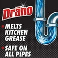 Drano Kitchen Granules Drain Clog Remover and Cleaner, Unclogs blockage