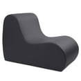 thumbnail image 2 of Jaxx Midtown Large Classroom Soft Foam Chair - Premium Vinyl Cover, Black, 2 of 6