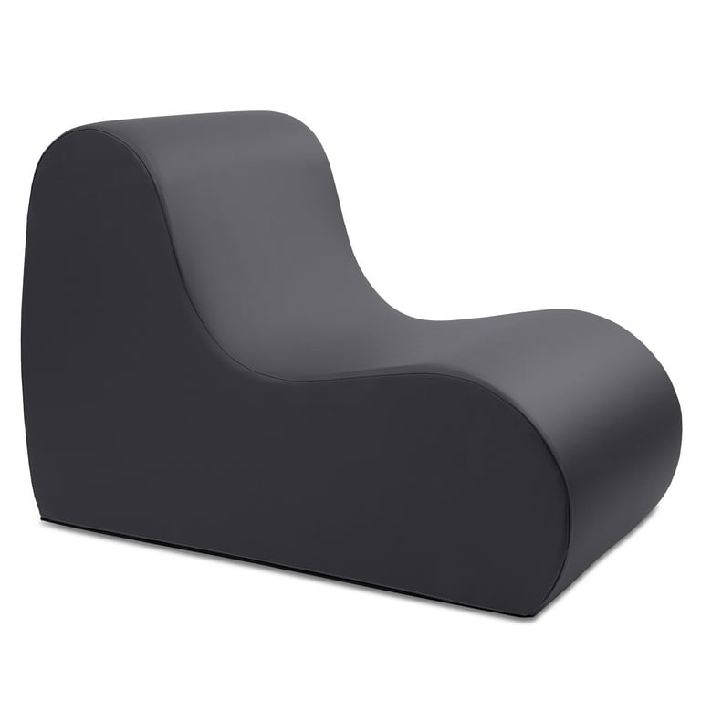 Jaxx Midtown Medium Classroom Soft Foam Chair - Premium Vinyl Cover - Plum, Purple