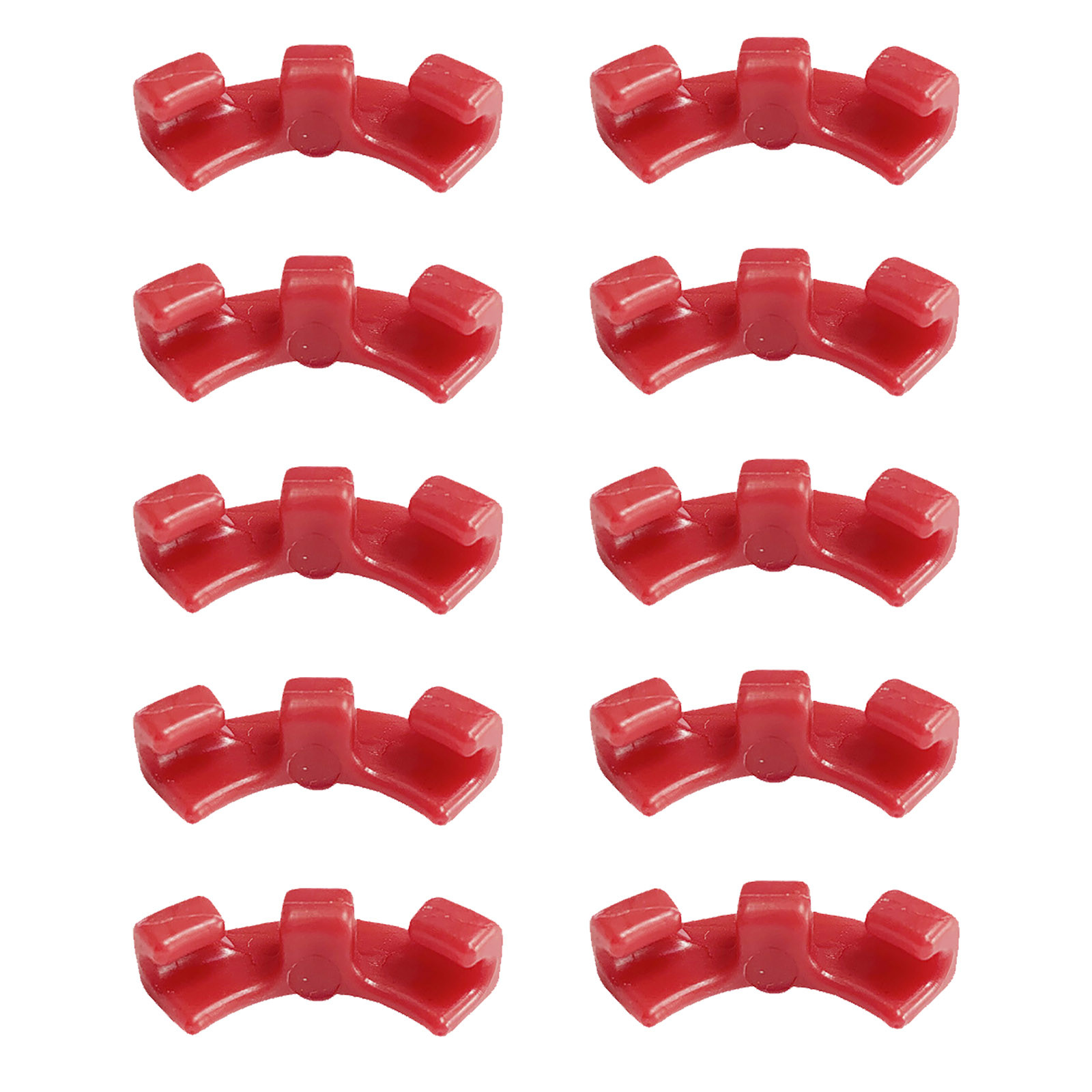 90 Pinces De Pliage Pour Plantes – Pour Former Les Tiges, 90°, Rouge Et Vert, Plastique