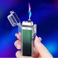 thumbnail image 3 of LACKUST Flameless Plasma Lighter,Waterproof Electric Lighters Dual Arc USB Rechargeable Lighters for Camping Hiking Gifts for Women,D, 3 of 5