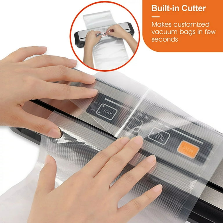 Food Saver Vacuum Sealer Machine with 2 Rolls Food Vacuum Sealer BagsDry 