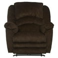 thumbnail image 2 of Dolan Power Lay Flat Recliner in Chocolate Brown Polyester Fabric, 2 of 13