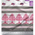 thumbnail image 2 of Soimoi Georgette Viscose Fabric Geometric,Tree & Bird Panel Fabric Prints by Yard 42 Inch Wide, 2 of 2