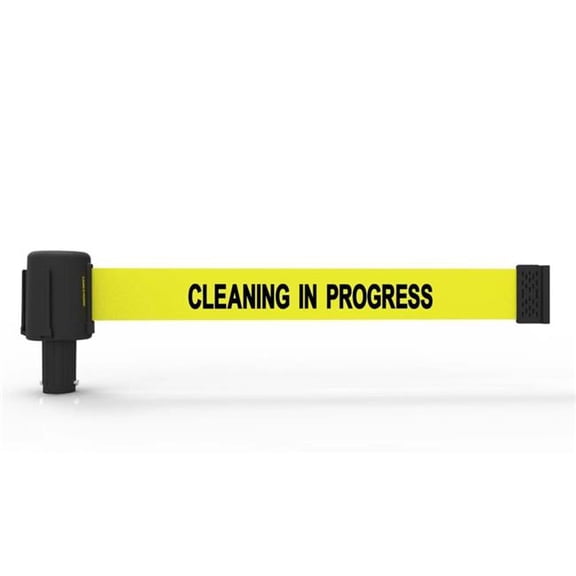 Banner Stakes PL4034 Plus Cleaning in Progress Banner - Yellow